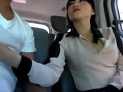 韓國女孩在車上各種刺激車震性愛